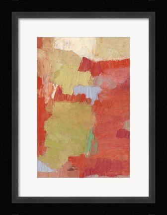 Framed Bright Costa I Print