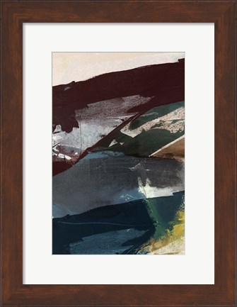 Framed Obscure Abstract VI Print