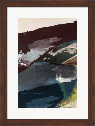 Framed Obscure Abstract VI Print
