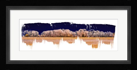 Framed Treeline Panorama Print