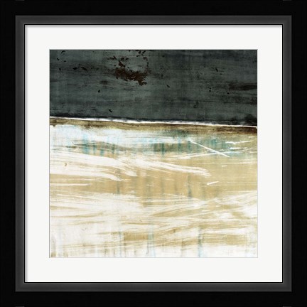 Framed Green Horizon Print