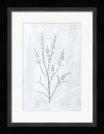 Framed Milkweeds I Print