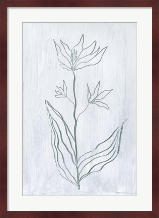 Framed Milkweeds III Print