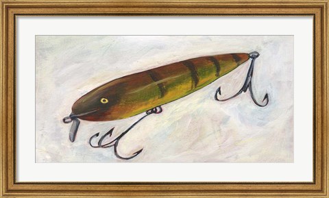 Framed Retro Fishing Lure II Print