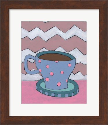 Framed Mid Morning Coffee V Print