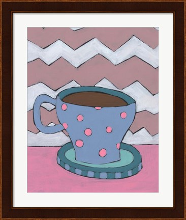 Framed Mid Morning Coffee V Print