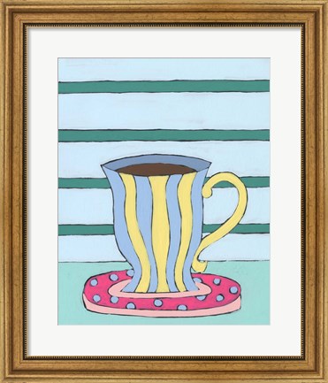 Framed Mid Morning Coffee VI Print