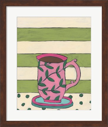 Framed Mid Morning Coffee VII Print