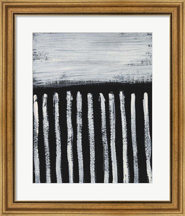 Framed Ivory &amp; Black III Print