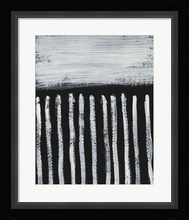 Framed Ivory &amp; Black III Print