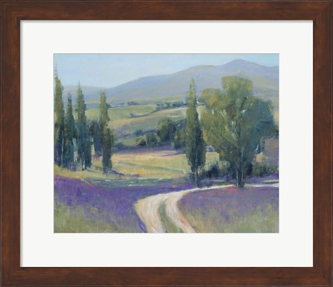 Framed Lavender Meadow II Print