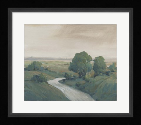 Framed Running Creek II Print