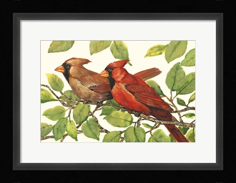 Framed Cardinals Print