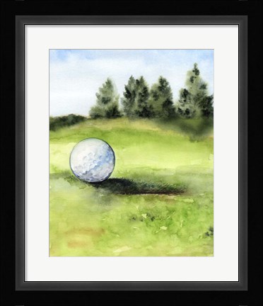 Framed Tee Off Time II Print
