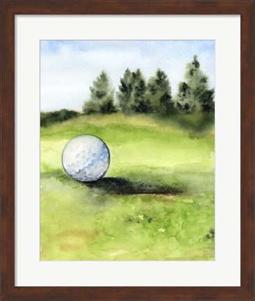 Framed Tee Off Time II Print