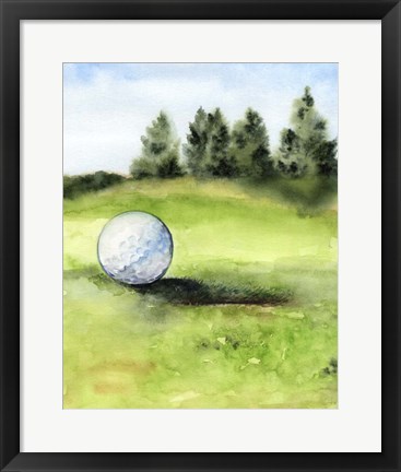 Framed Tee Off Time II Print