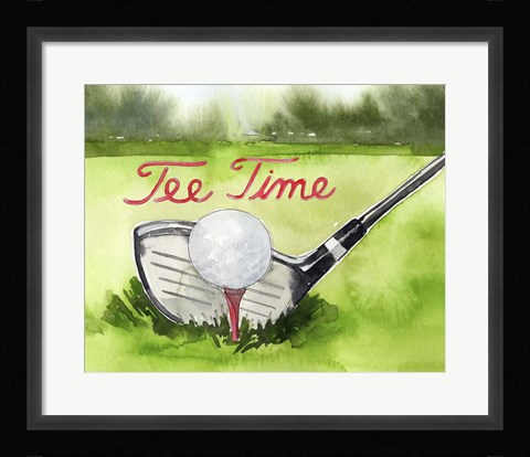 Framed Tee Off Time III Print