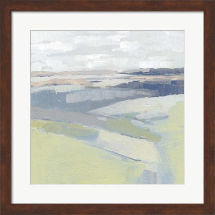 Framed Pastel Prairie I Print
