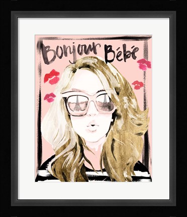 Framed Shades of Style I Print