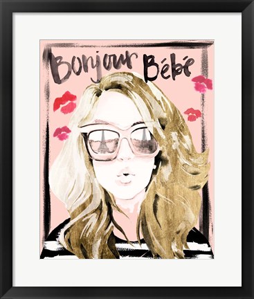 Framed Shades of Style I Print