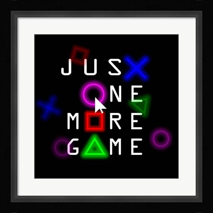 Framed Level Up III Print