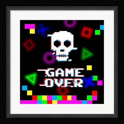 Framed Level Up IV Print