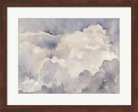 Framed Clouds in Neutral I Print