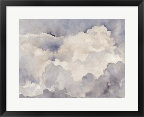 Framed Clouds in Neutral I Print