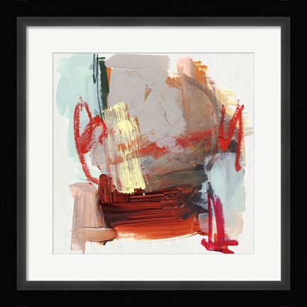 Framed Abstract Metro Maps III Print