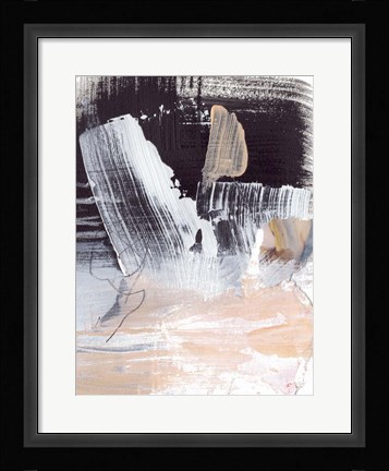 Framed Paved Path II Print