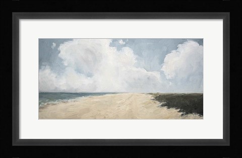 Framed Beach Stroll Print