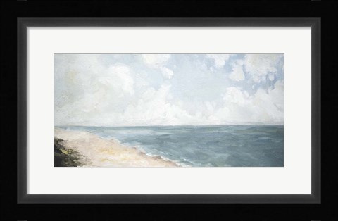 Framed Beach View Print