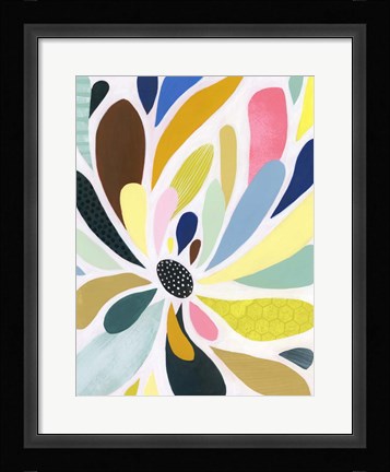 Framed Abstract Petals II Print