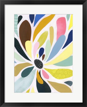 Framed Abstract Petals II Print