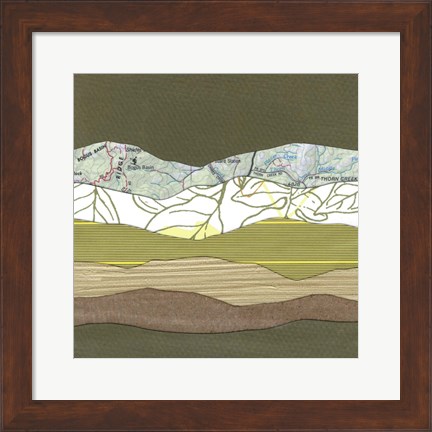 Framed Mountain Series #123 Print