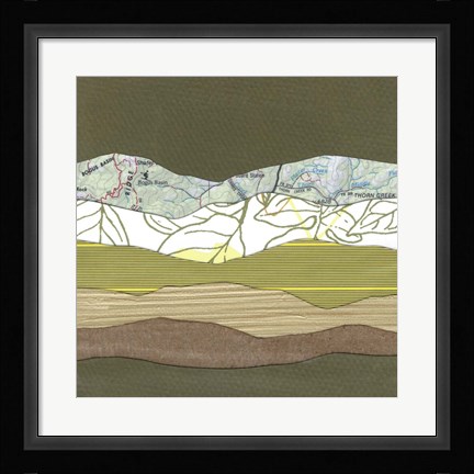 Framed Mountain Series #123 Print