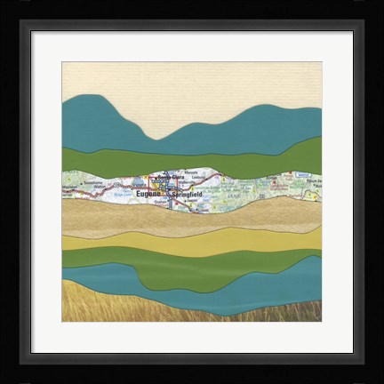 Framed Mountain Series #150 Print