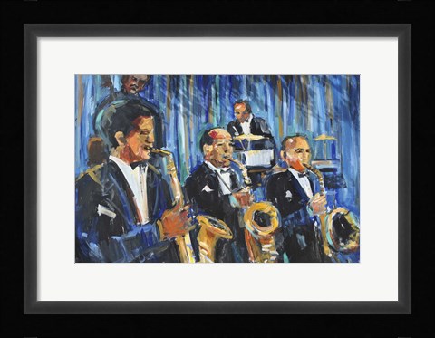 Framed Horn Section Print