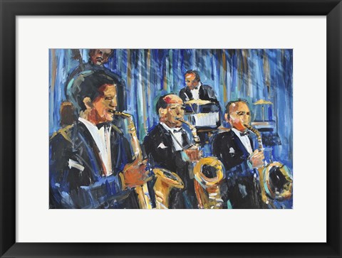 Framed Horn Section Print