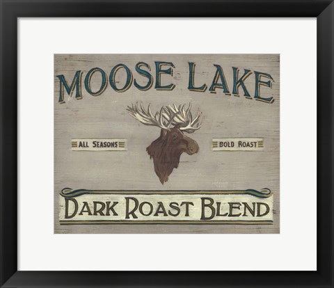 Framed Lodge Coffee III Print