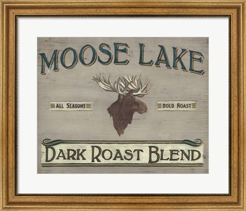 Framed Lodge Coffee III Print