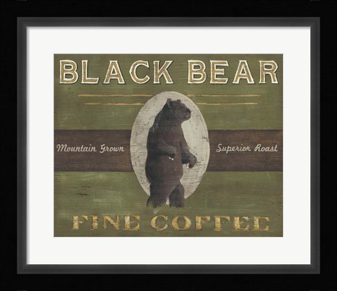 Framed Lodge Coffee IV Print