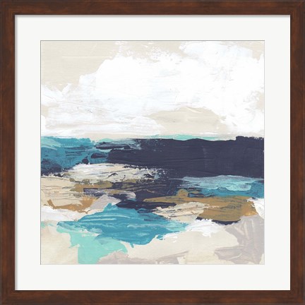 Framed Palette Coast I Print