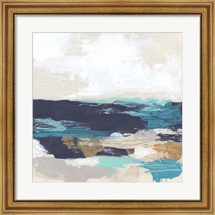 Framed Palette Coast II Print