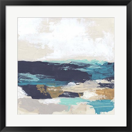 Framed Palette Coast II Print