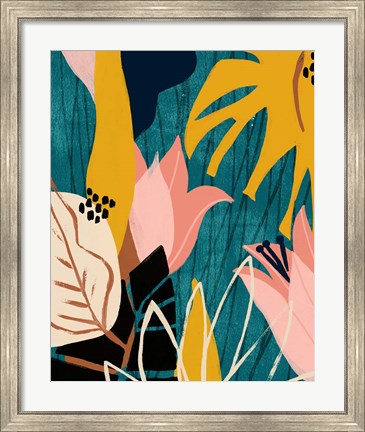 Framed Lily Lagoon I Print