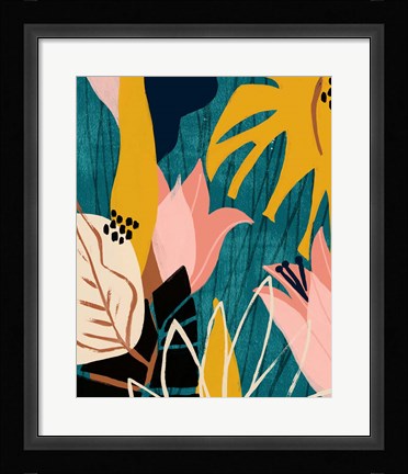Framed Lily Lagoon I Print