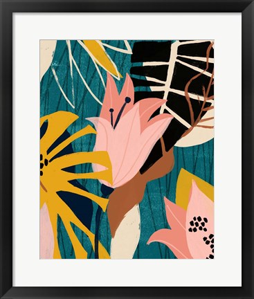 Framed Lily Lagoon II Print