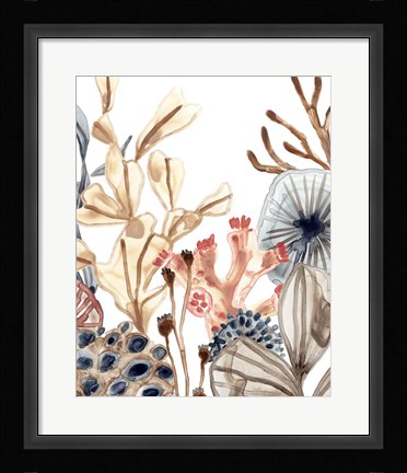 Framed Ocean Chorus I Print