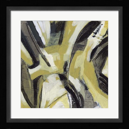 Framed Citron Rhythm IV Print